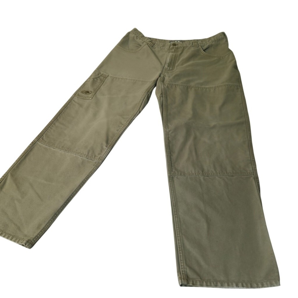 Arborwear‎ Work Pants Mens 38 Green Double Knee Canvas Logger TREE CLIMBER